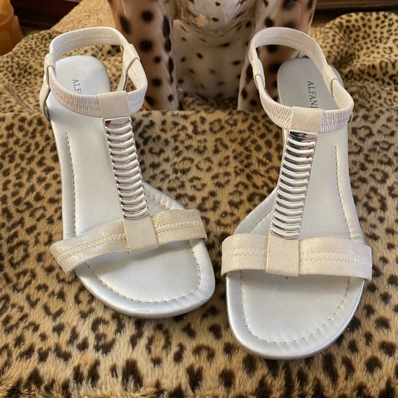 alfani silver sandals
